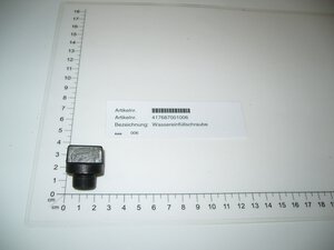 Wassereinfüllschraube