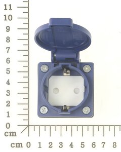 230V outlet socket assembly (E