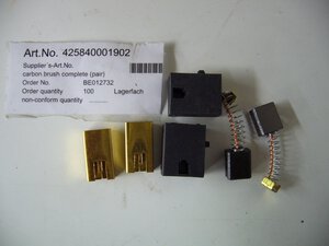 Kohlebürste komplett (Paar)