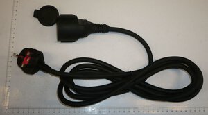 Adapterkabel mit UK-Stecker 3m