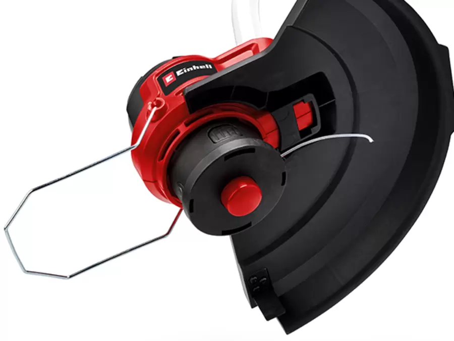 Einhell GE-CT 36/35 Li BL-Solo Akülü Kenar Kesme Makinesinin otomatik misina beslemesi sistemine sahip misina makarasının yakından görünümü.