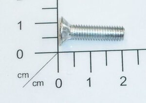 Cross countersunk head screw
