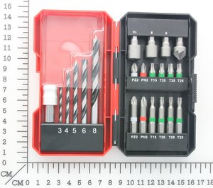 bit and drill set 22 pieces