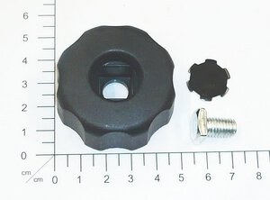 Drehgriff mit Vierkantschraube