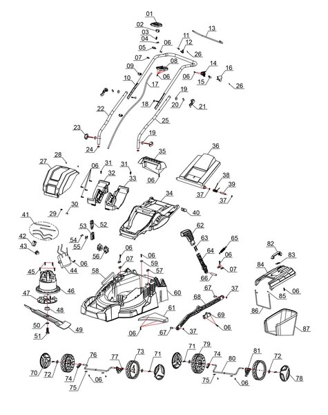 GE-CM 36/33 Li for Kit - Ersatzteile / Zubehör - Einhell Service