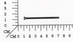 trough pan head screw M4 * 60