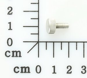 knurled screw M4 x 10