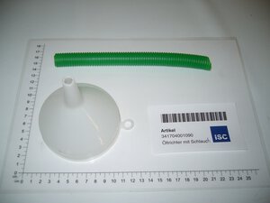 Öltrichter mit Schlauch
