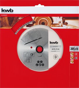Profilholz-Kreissägeblätter für Handkreissägen Ø 205 x 18 mm