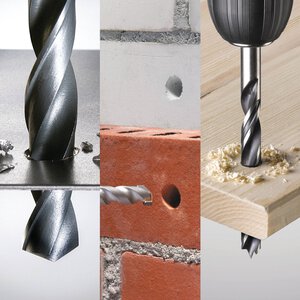 Mixed drill set, 9 pcs.