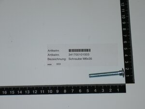 Schraube M6x35