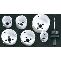 Bi-metal hole saw, 9 pcs