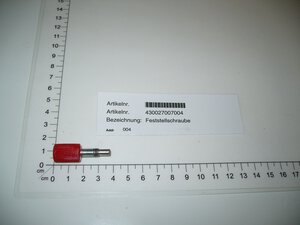 Feststellschraube