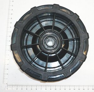 6' plastic wheel