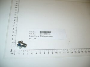 Ölablassschraube