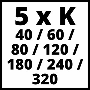 Sada brusných pásů, 35ks, 13x457mm