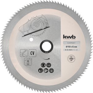 Profilholz-Kreissägeblätter für Handkreissägen Ø 160 x 16 mm