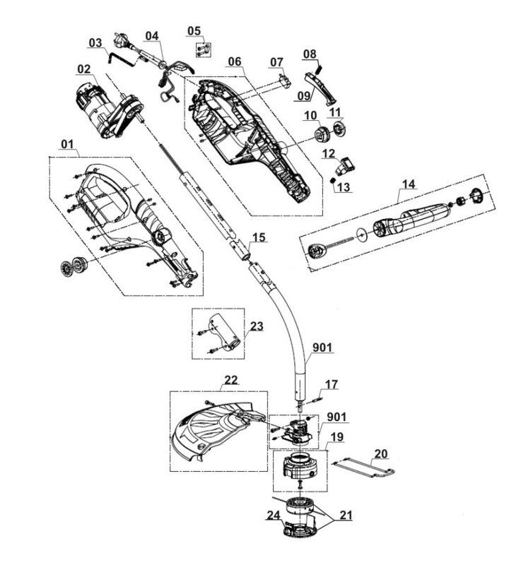RG-ET 7535; EX; AUS - Ersatzteile / Zubehör - Einhell Service 