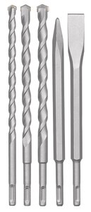 12-pc. Drill and Chisel Set, SDS-Plus
