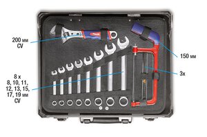 Werkzeugkoffer, 129-tlg.