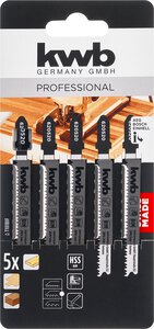 Stichsägeblätter, LAMINAT, Holzbearbeitung, Bi-Metall, Einnockenschaft, Profi-Pack