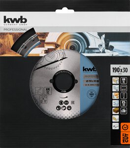 EASY-CUT  Circular saw blades for hand held circular saws Ø 190 x 30 mm