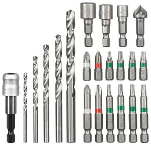 S-Box 22-pc. Bit and Drill Bit Set