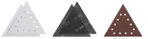 5-tlg. Delta-Schleifpapier-Set, Ø 287 mm