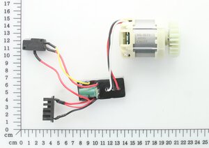 Motor mit Platine, Schalter
