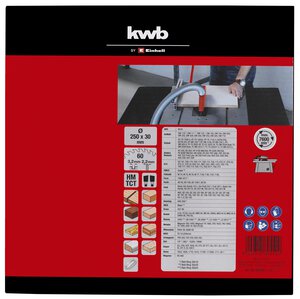 TCT Circular Saw Blade, Ø 250 x 30 x 3.2 mm, 60 T