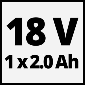 TE-CD 18/2 Li (1x2.0Ah)