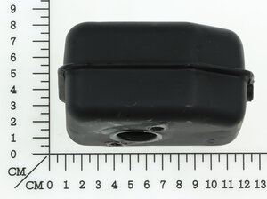 Exhaust muffler inside