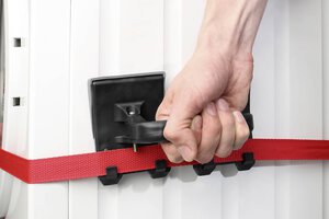 Tragehilfe-Set mit 2 Soft-Tragegriffen und 3 m Zurrgurt