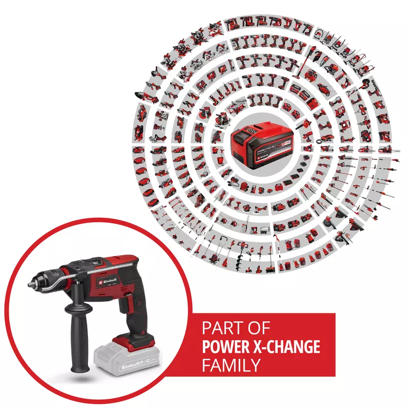 Einhell Cordless Hammer Drill TE-ID 18 Li - Solo