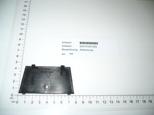 Back exhaust cover