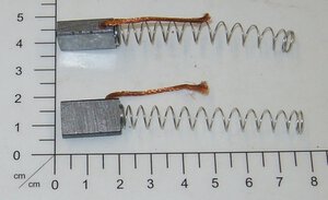 Kohlebürste mit Feder