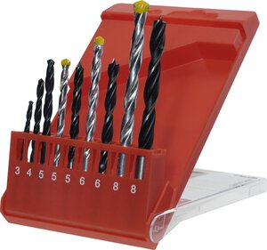 Mixed drill set, 9 pcs.