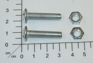 Schraube M6 x 28 mit Mutter M6