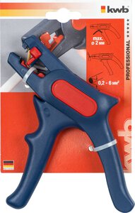 Abisolierzange mit Seitenschneider (Ø max. 2 mm)