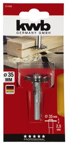Holzfräser, Scheibennut, 2.5 x 35 mm