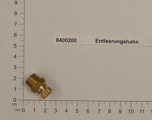 Entleerungshahn 