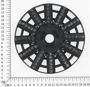 Steel wire grinding disc