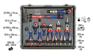 Werkzeugkoffer, 129-tlg.