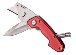 Messer m 2Klingen u LED SB