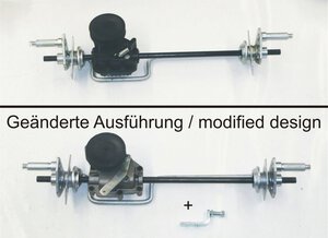 Selbstfahrantrieb mit Achse