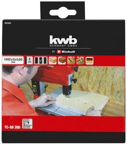 Band Saw Blade, 1400 x 8 x 0.65 mm, 6 TPI