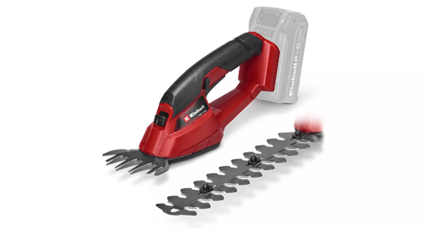 Cordless grass and shrub shears