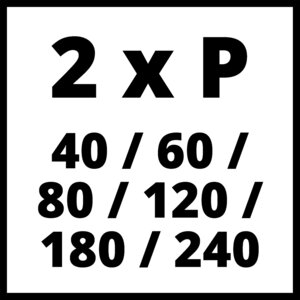 12-pc. Sandpaper Set, 132 x 80 mm