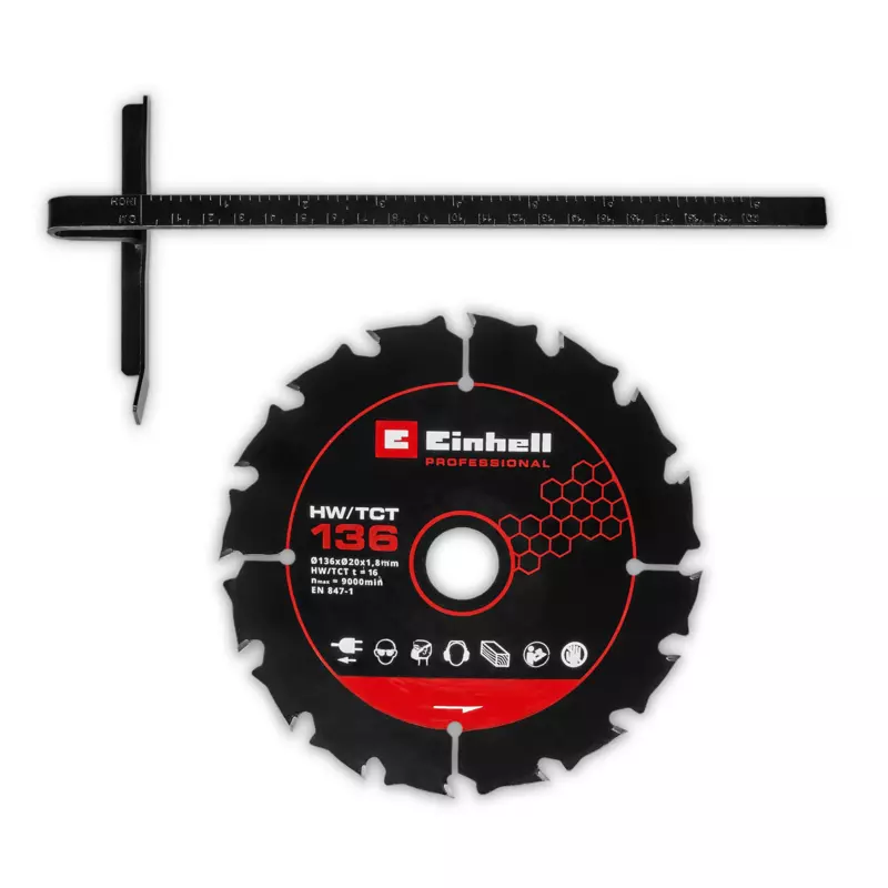 Einhell TP-CS 18/136-C Li BL-Solo akumulatorska ročna krožna pri delu