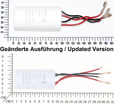 capacitor 15µF/6µF 450 V - Spareparts / Accessories - Einhell Service